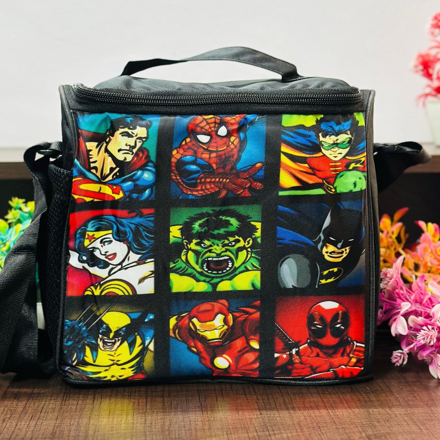 Insulated Lunch Bag | Spacious Washable Lunch Carrier with Sling Belt