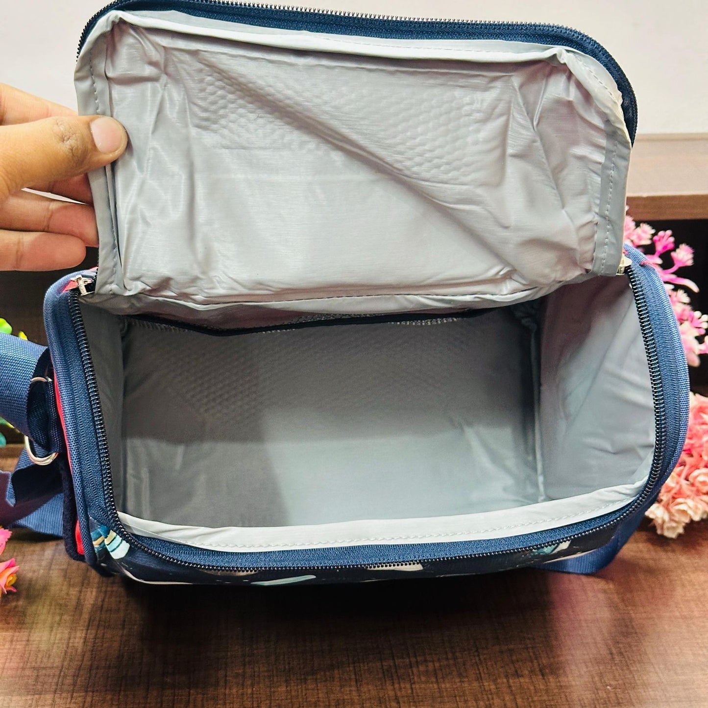 Insulated Lunch Bag | Spacious Washable Lunch Carrier with Sling Belt