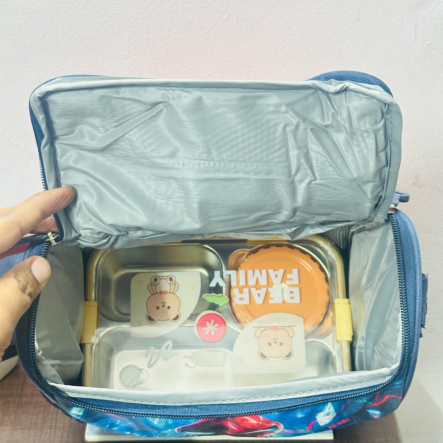 Insulated Lunch Bag | Spacious Washable Lunch Carrier with Sling Belt