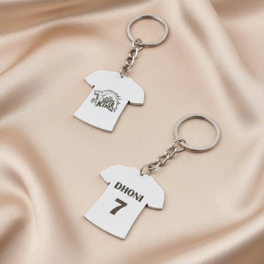 Personalized Silver-Plated Keychains