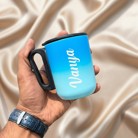 Dual Tone Cello Coffee Mug – Personalised Stainless Steel Coffee Cup