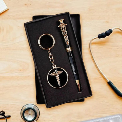Professional Pen & Keychain Gift Set