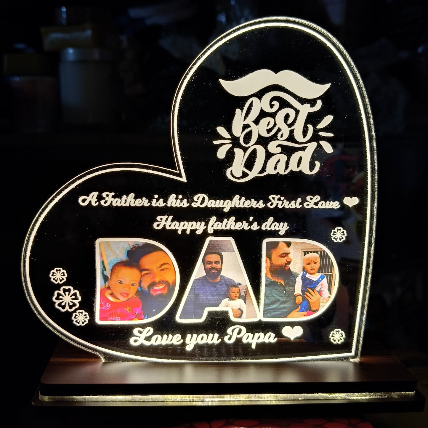 Special LED Table Top for Father