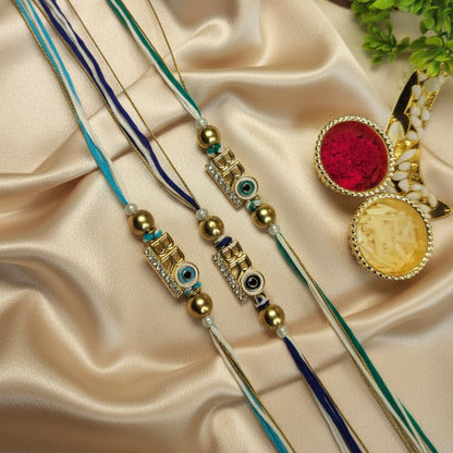 Modern Bhai Bhabhi Rakhi Pair