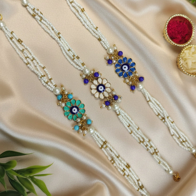 Modern Bhai Bhabhi Rakhi Pair