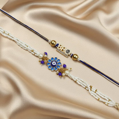 Modern Bhai Bhabhi Rakhi Pair