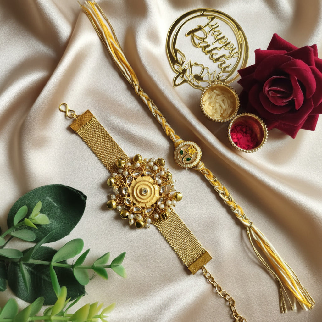 Exclusive Bhai Bhabhi Rakhi Set