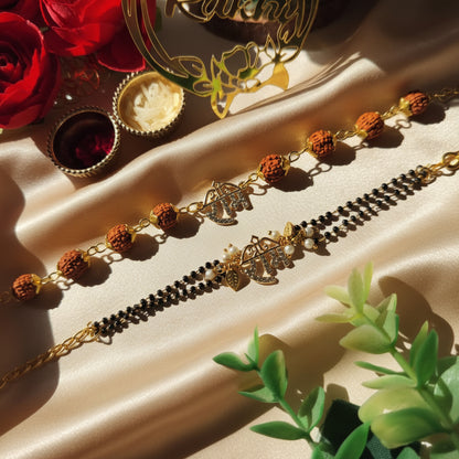 Traditional Bhai Bhabhi Rakhi Pair