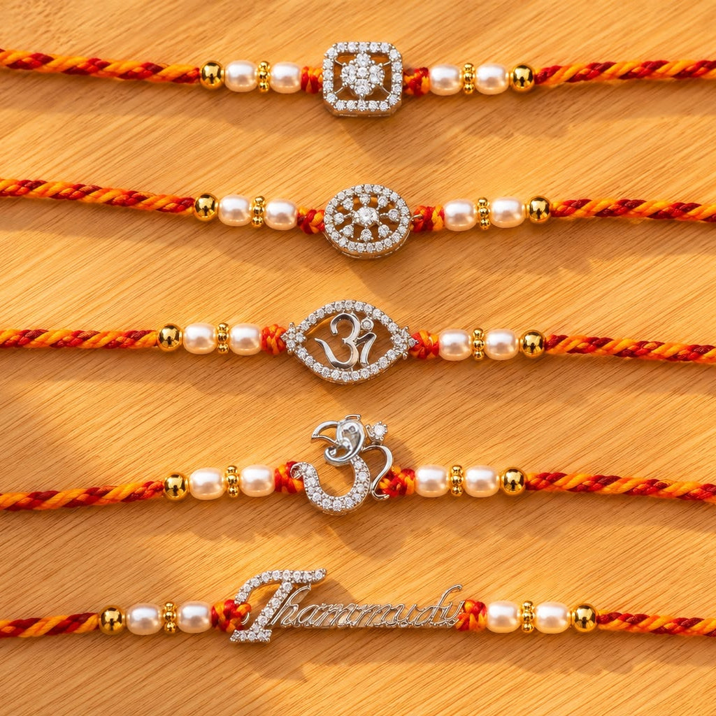 Unisex Pure 925 Silver Rakhi
