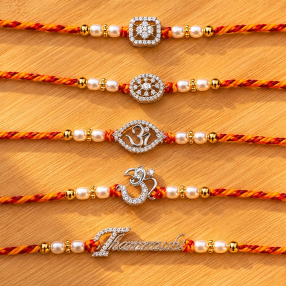 Unisex Pure 925 Silver Rakhi