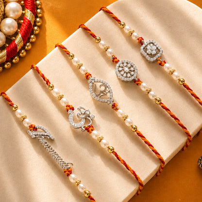 Unisex Pure 925 Silver Rakhi