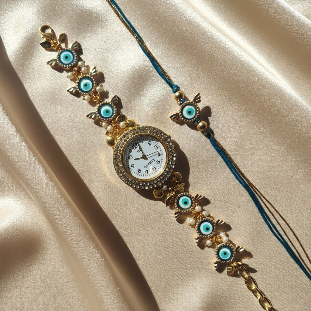 Evil Eye Couple Rakhi