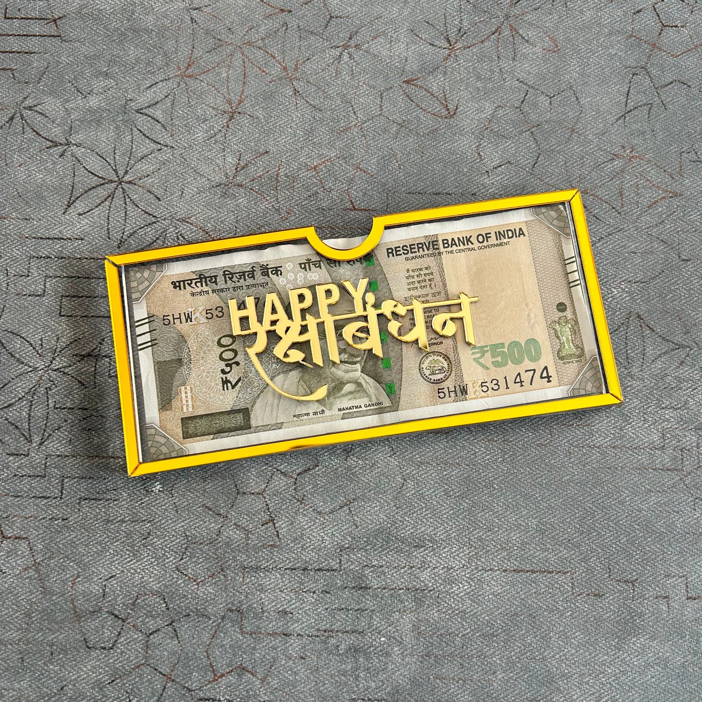 Personalised Acrylic Money Envelope