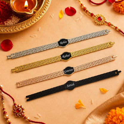 Cuban Bracelet Style Rakhi