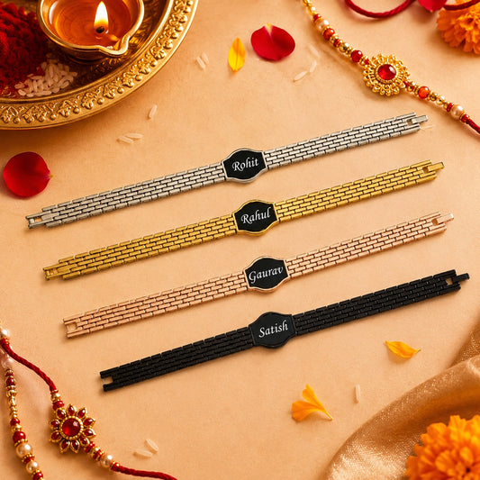 Cuban Bracelet Style Rakhi