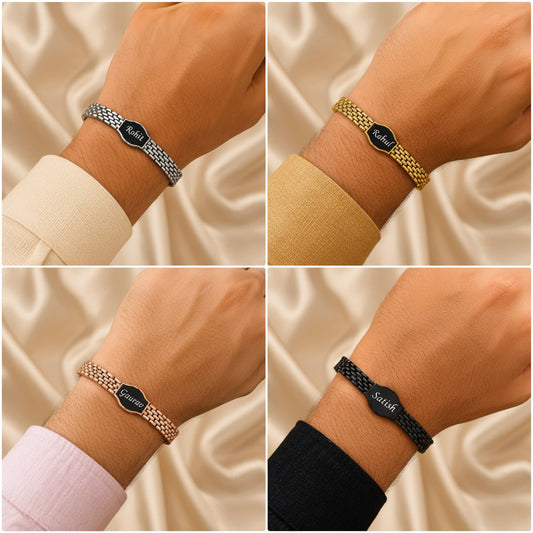 Cuban Bracelet Style Rakhi