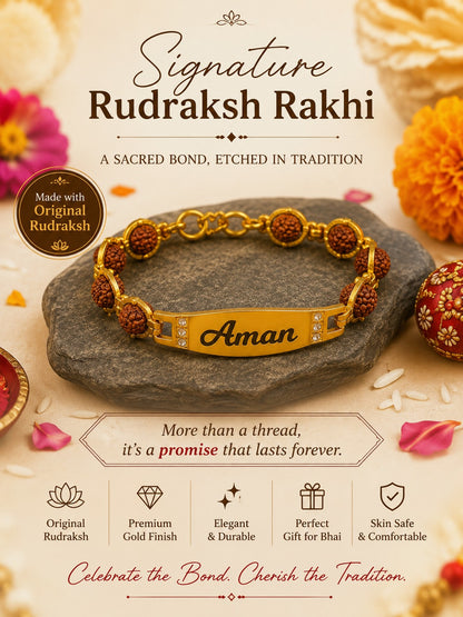 Premium Rudraksh Rakhi