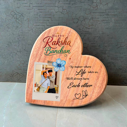 Personalised Wooden Photo Frame - Raksha Bandhan Special