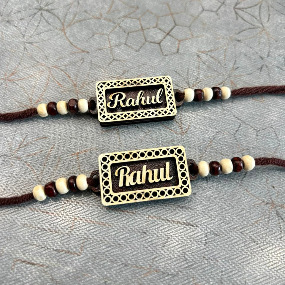 Personalised MDF Rakhi