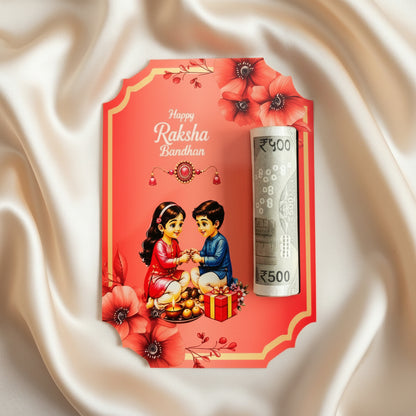 Set of 2 MDF Money Envelopes - Raksha Bandhan Special
