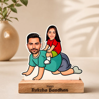 Personalised Caricature Table Top - Siblings Special