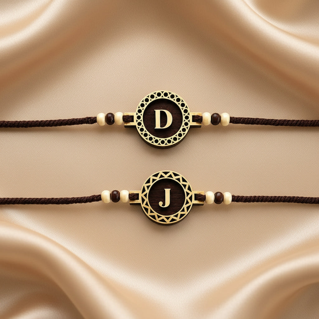 Personalised Monogram MDF Rakhi