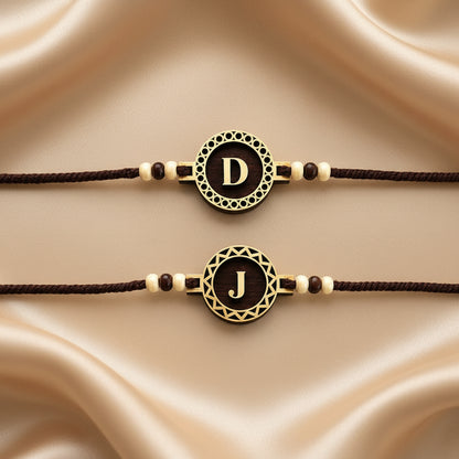 Personalised Monogram MDF Rakhi