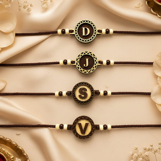 Personalised Monogram MDF Rakhi