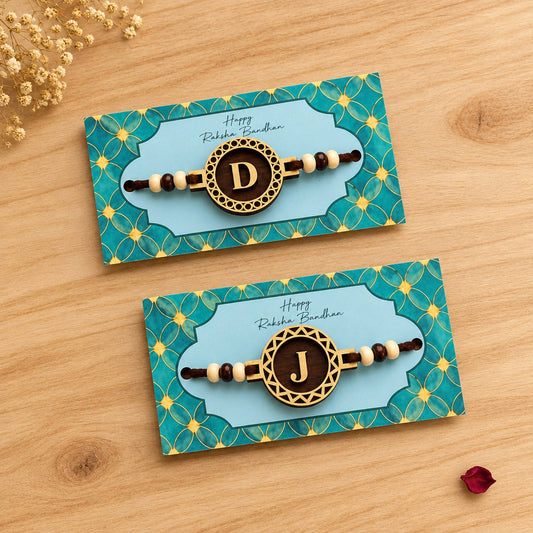 Personalised Monogram MDF Rakhi