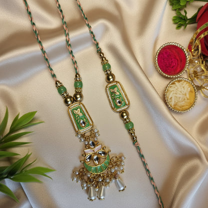 Premium Couple Rakhi Set for Bhai Bhabhi