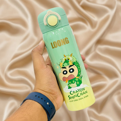 Premium 500ml Insulated Stainless Steel Shinchan Theme Bottle