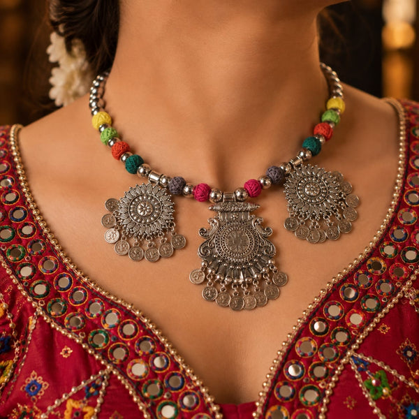 Designer Hasli Necklace – Navratri Festive Collection