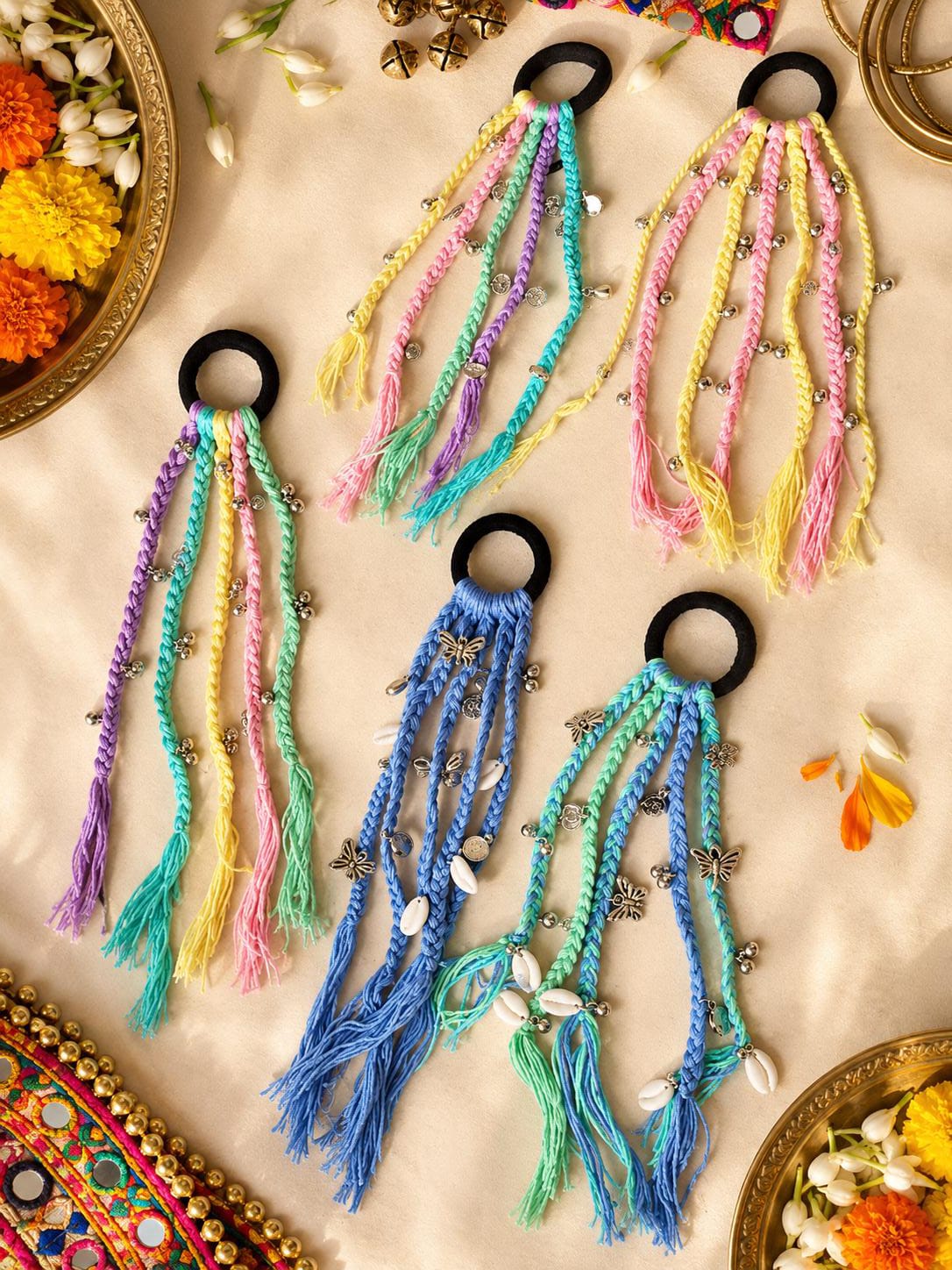 Handmade Colorful Braided Hair Bands