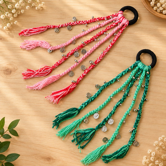 Handmade Colorful Braided Hair Bands