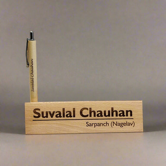 Personalized Pen with Pen Stand