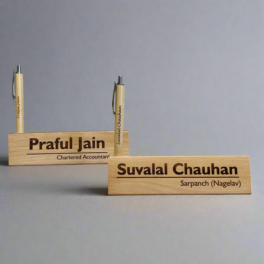 Personalized Pen with Pen Stand