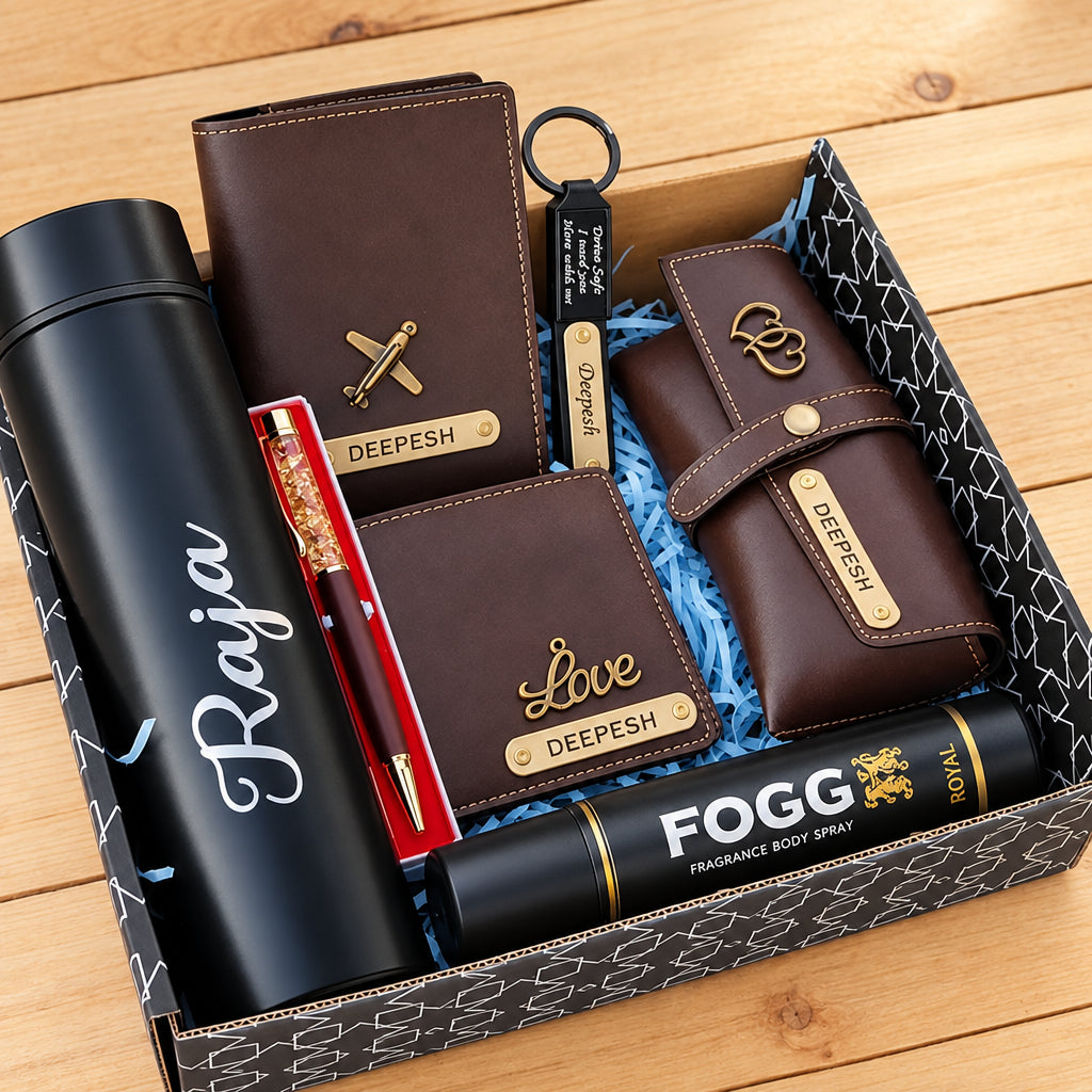 Personalized Essentials Hamper for Men – Personalix Store