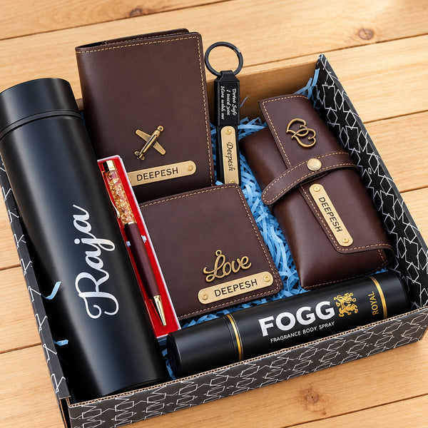 Personalized Essentials Hamper for Men – Personalix Store