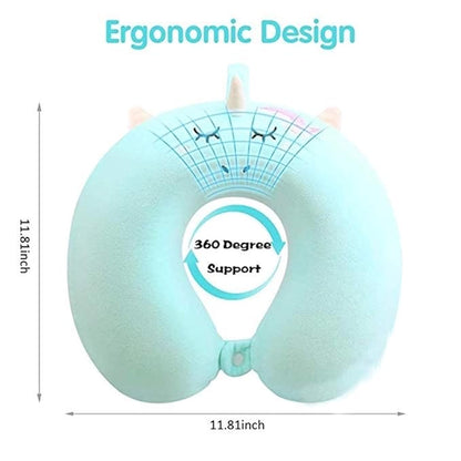 Unicorn Theme Personalized Neck Pillow