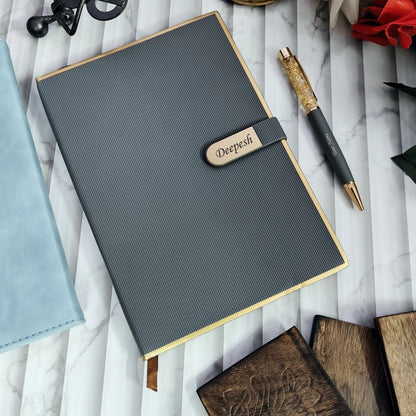 Personalized Z Flap Premium Diary + Pen Combo