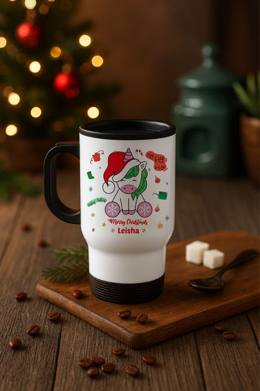 Christmas Special – Personalised Steel Travel Mug