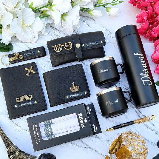 Premium All Black Essential Hamper For Him