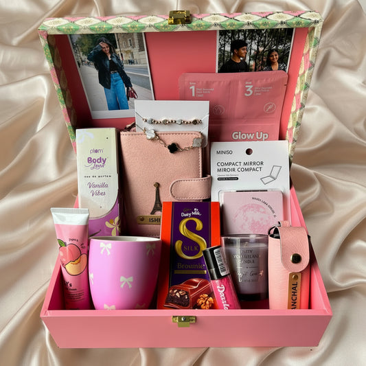 Luxury Personalised Gift Hamper for Women – Premium Trunk Box
