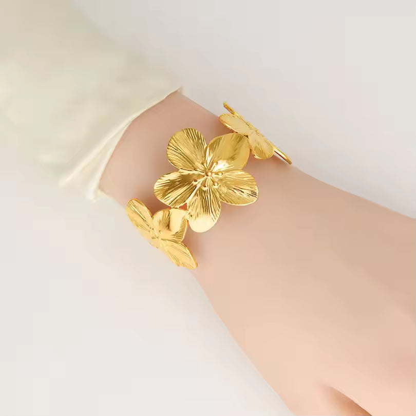 Flower Handcuff | Bracelet