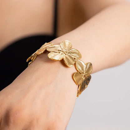 Flower Handcuff | Bracelet