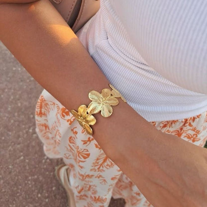 Flower Handcuff | Bracelet