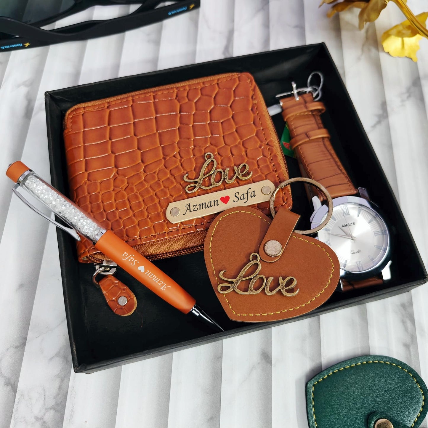 Premium Men’s Personalized Hamper – Elegant Gift Box for Him