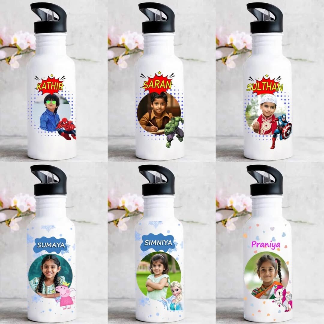 Photo Theme Sipper Bottle For Kids