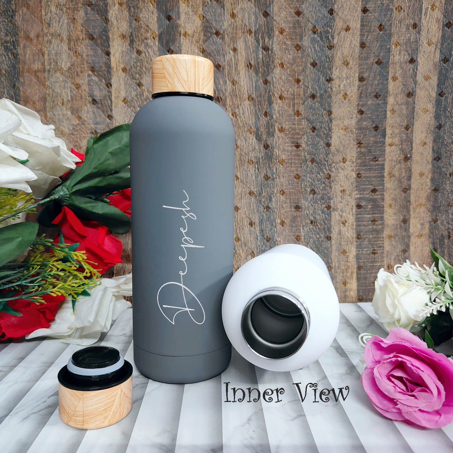 High Quality Matte Finish Stainless Steel Flask – 500 ML