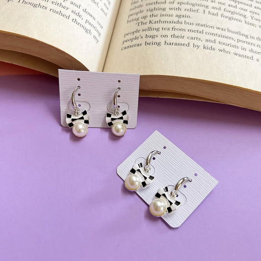 Cute Bow Design Earrings
